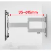 Sieninis laikiklis One For All WM6454 195.6 cm 40 kg Juoda Balta
