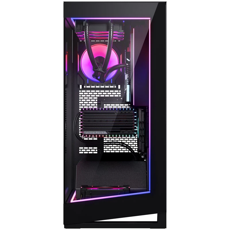 Phanteks NV5 Premium DRGB rinkinys su maitinimo šakotuvu, 3x išoriniam rėmui, 1x pagrindinės plokštės kabelių dangtelis - juoda
