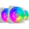 COOLER MASTER Mobius 120P ARGB 120 mm baltas 3 vienetų rinkinys