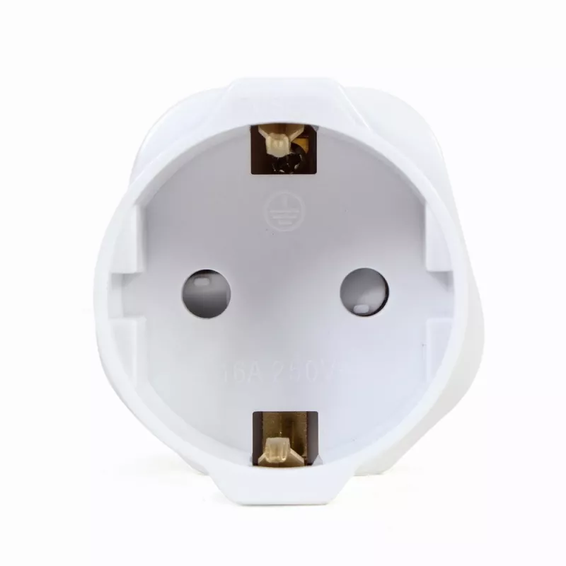 Gembird A-AC-EUFUKM-01 maitinimo adapteris, EU Schuko lizdas į JK kištuką, 13 A