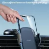 Automobilinis laikiklis telefonui USAMS ZJ063 prietaisų skydeliui arba priekiniam stiklui, reguliuojamas kampas