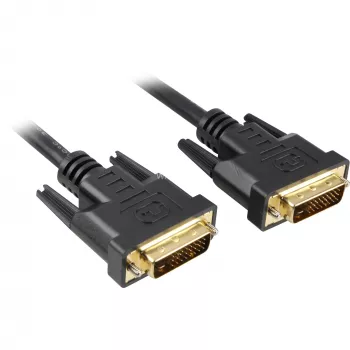 Laidas DVI-D > DVI-D (juodas, 2 m, Dual Link, 24+1)