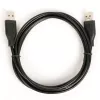 USB laidas AM-AM 1,8 m juodas