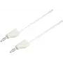 VOLTCRAFT matavimo laidai [4 mm kištukas - 4 mm kištukas] 0,75 m balti MSB-300 (MSB-300-0,75-WS)
