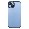 Apsauginis dėklas ir grūdintas stiklas Baseus iPhone 14 Plus – blizgantis permatomas mėlynas