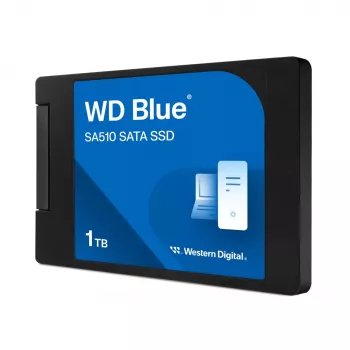 WD Blue SA510 - SSD - 1TB - vidinis - 2,5 colio (6,4 cm) - SATA 6Gb/s (WDBB8H0010BNC-WRSN)