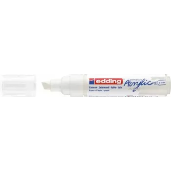 Akrilinis markeris Edding 5000 Broad baltas chisel antgalis 1 vnt.