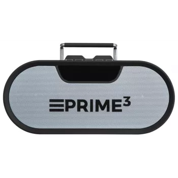 Nešiojamas radijas PRIME3 APR81 – FM, 12W RMS, MicroSD, 3600 mAh baterija, pilka