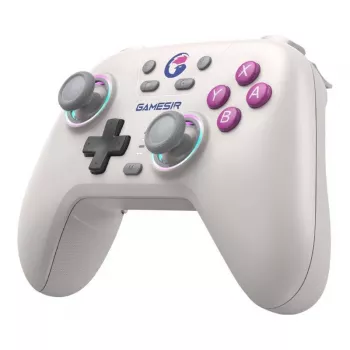 Belaidis valdiklis GameSir T4n baltas – Bluetooth, ergonomiškas dizainas