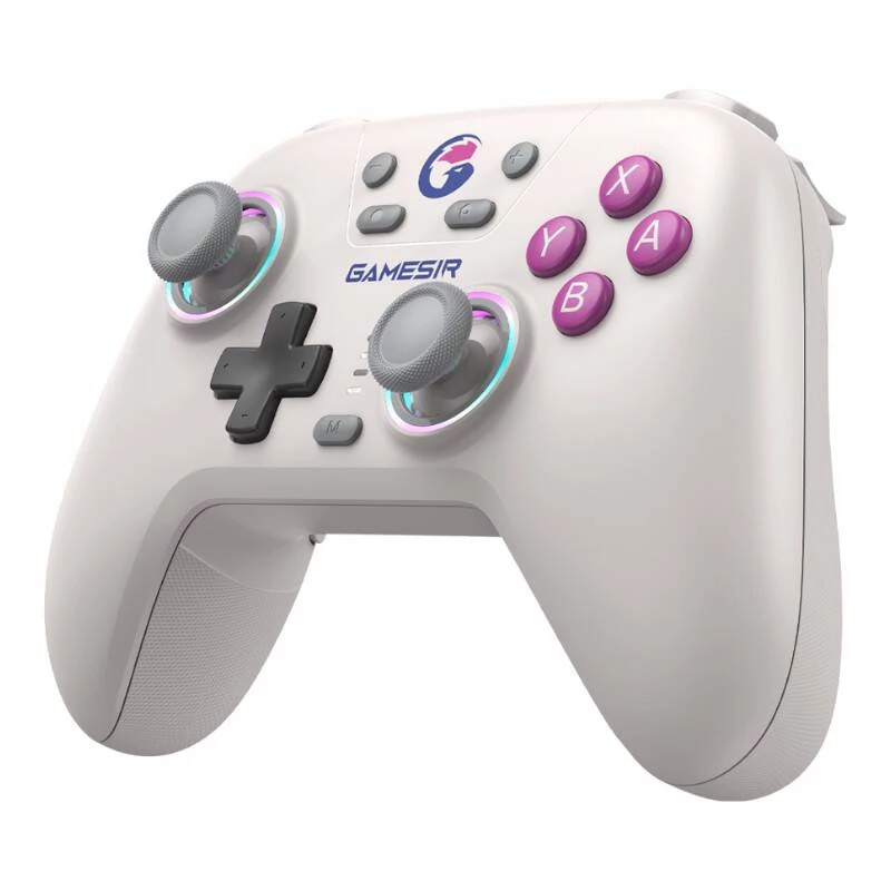 Belaidis valdiklis GameSir T4n baltas – Bluetooth, ergonomiškas dizainas