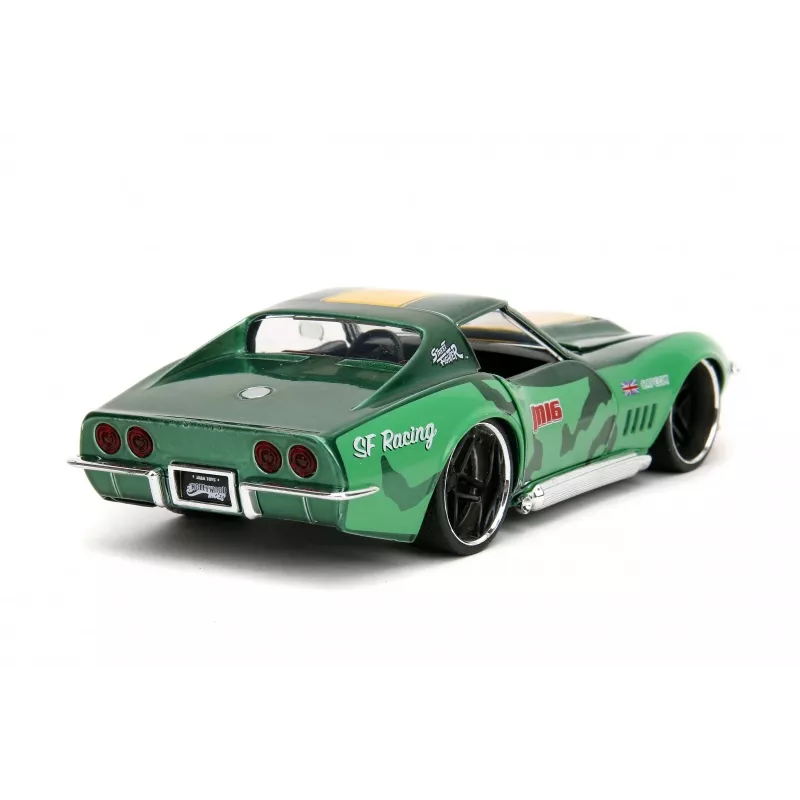 Automobilis Jada Toys Street Fighter 1969 Chevrolet 1:24 Metal Green