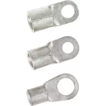 LappKabel žiedinis kabelio antgalis, skerspjūvis iki 1,5 mm², skylės skersmuo 4,3 mm, neizoliuotas metalinis, 63204045, 100 vnt.