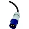Inter-Tech SA-1632WN PDU (maitinimo paskirstymo blokas) 16x C13 lizdų, valdomas/stebimas, 100–240V, 32A, TCP/IP, SNMP, juodas