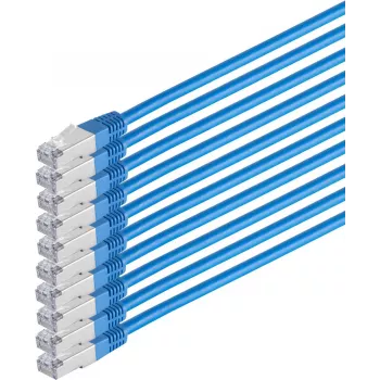 Tinklo laidas ShiverPeaks 75711-HB-SET10 CAT6 S/FTP PIMF, 4 poros, vytas