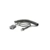 Zebros serijinis kabelis CBA-RF2-C09ZAR, juodas, 2,8 m, RS232 DB9