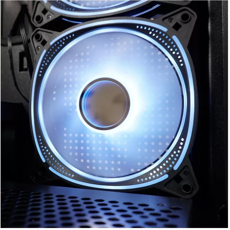 LC-Power korpusas MidiTower 715B juodas USB 3.2 / Audio be maitinimo šaltinio SEAMLESS_X (LC-715B-ON)