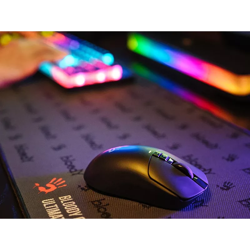 A4TECH BLOODY Pelė R72 ULTRA BELAIDĖ 2.4G+USB Juoda