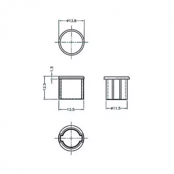 Apsauginis BNC lizdo dangtelis DeLOCK 64022