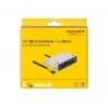 DeLOCK 91708 kortelių skaitytuvas USB 2.0 vidinis juodas pilkas CF SD MicroSD