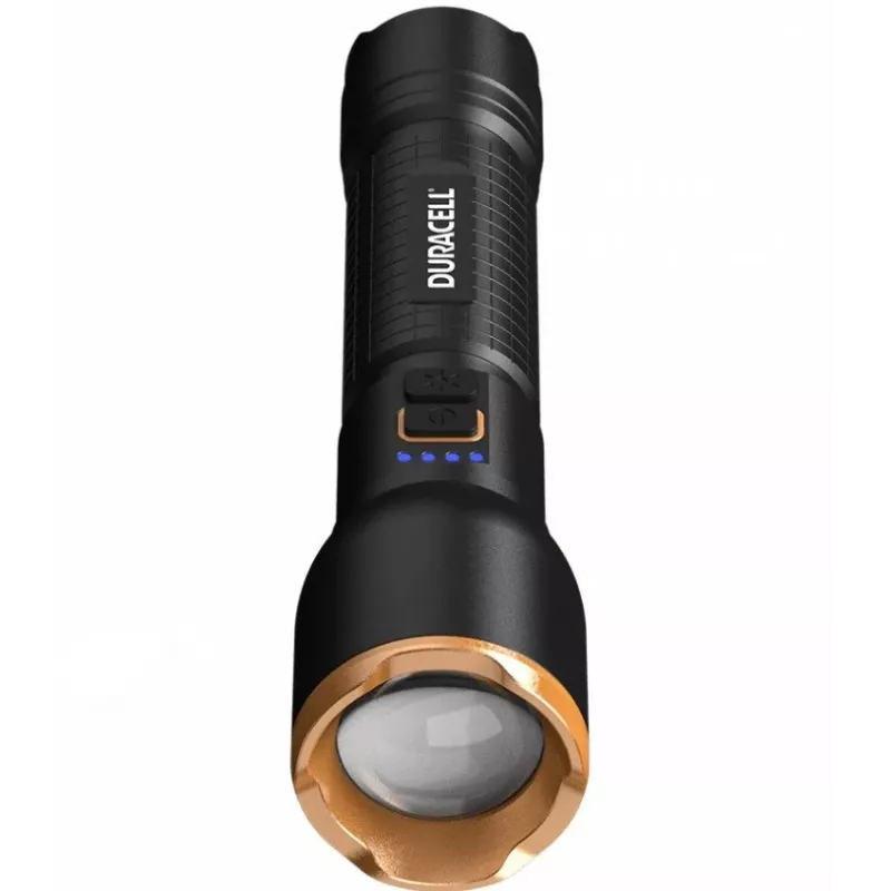 Žibintuvėlis Duracell DF3000R, juodas