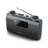 Nešiojamas radijo imtuvas Muse M-058 R – AM/FM, sukamas garsumo reguliatorius, baterija arba tinklas (230V, 50Hz), juodai pilkas