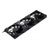 Phanteks M25 Gen2 140mm PWM korpuso ventiliatoriai – 3 vienetų rinkinys, juodi