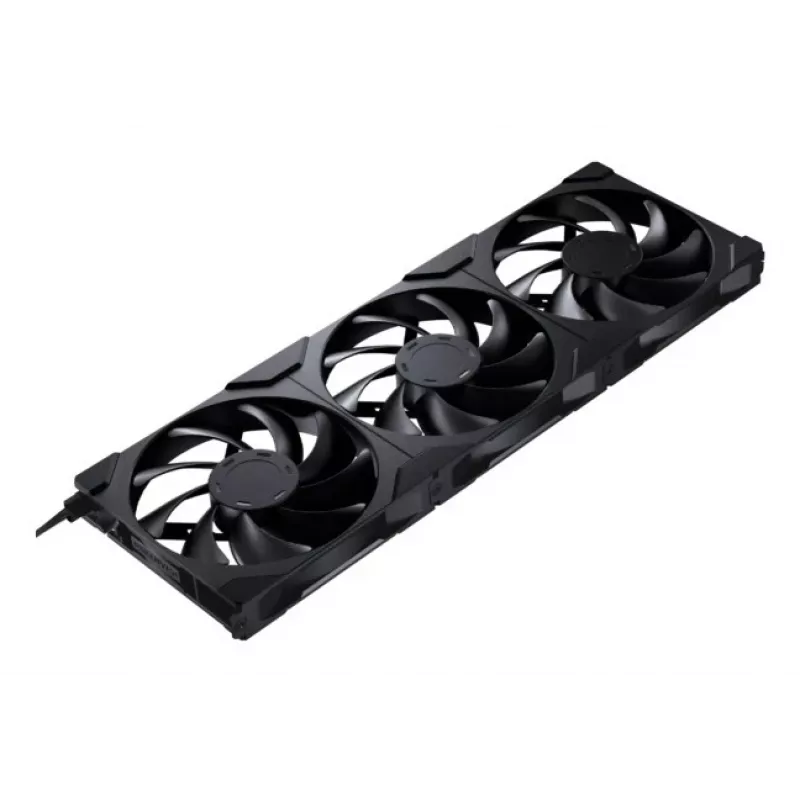Phanteks M25 Gen2 140mm PWM korpuso ventiliatoriai – 3 vienetų rinkinys, juodi