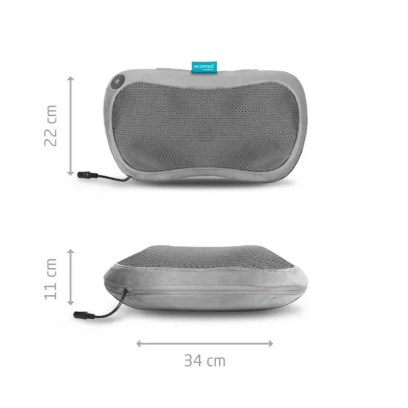 Ecomed 23309 masažinis pagalvėlė, juoda, 24 W