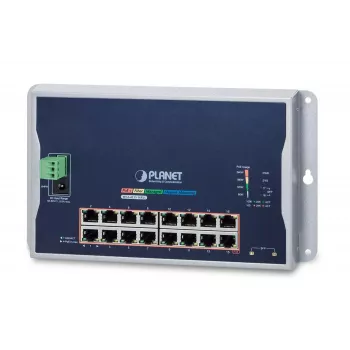 Valdomas jungiklis PLANET WGS-4215-16P2S L2 Gigabit Ethernet 16 prievadų PoE