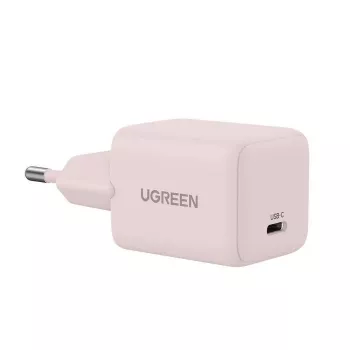 Maitinimo adapteris UGREEN X512 20W USB-C PD greitas įkrovimas, rožinė, 100–240V įėjimas, 1× USB-C