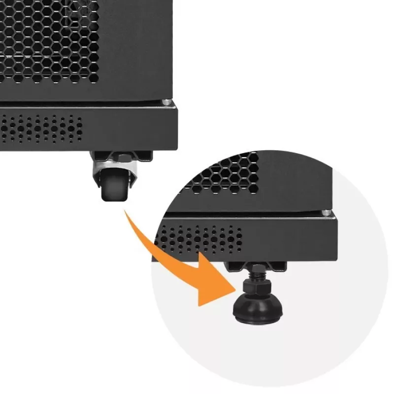 Tinklinis spintos stovas QOLTEC 54518 19 colių 15U – plieninis 19 colių įrangos korpusas