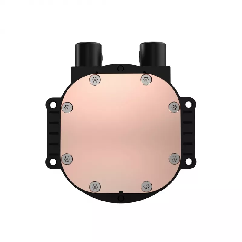 Skysčio aušinimo rinkinys SAVIO NOX 240 mm – 240 mm radiatorius, 2×120 mm ventiliatoriai, aliumininis radiatorius, varinė pagrindo plokštė, palaiko LGA 2011/2011-v3/2066/1200/115x/775