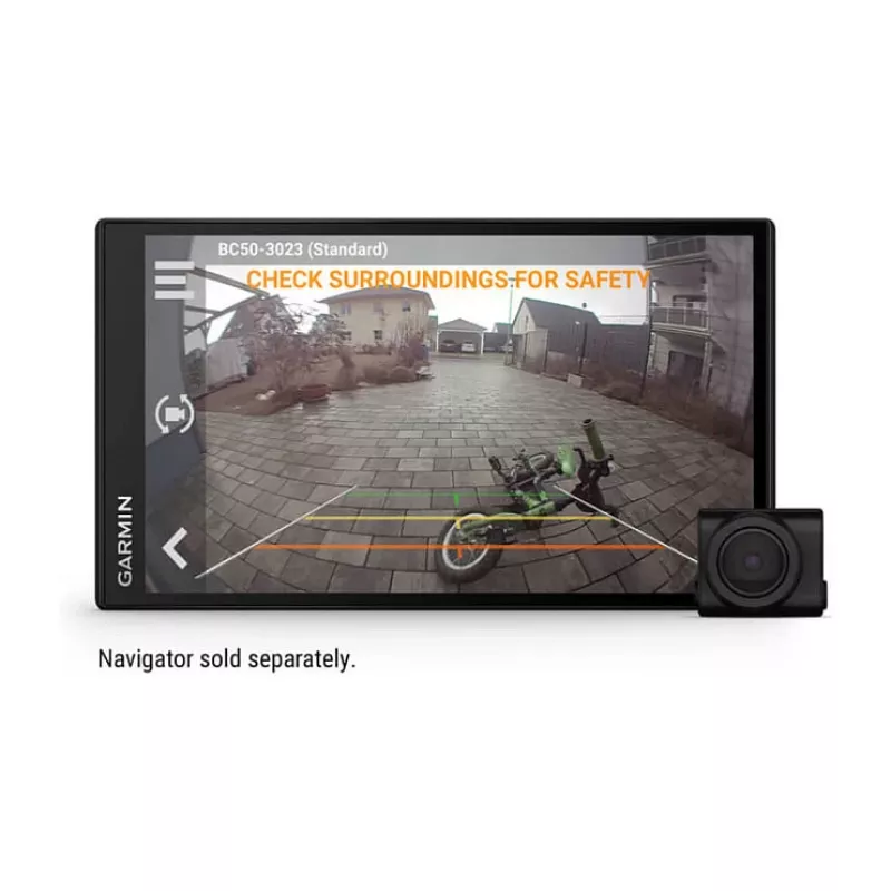 Belaidė atbulinės eigos kamera Garmin BC50 HD 1280x720 30fps AC DC Juoda
