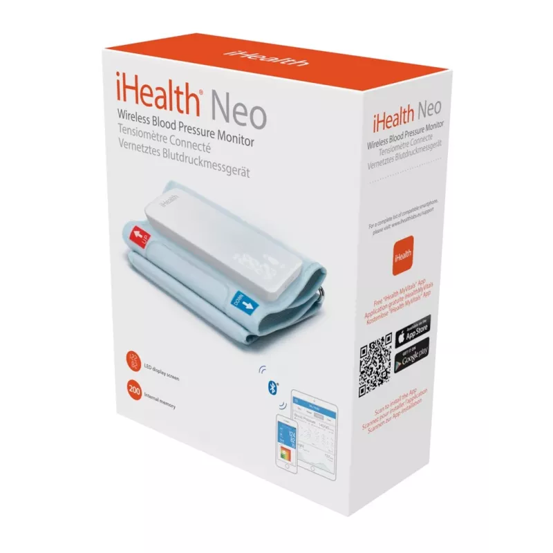iHealth Neo išmanusis kraujospūdžio matuoklis ant žasto iHealth