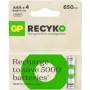 Įkraunama baterija GP ReCyko Micro AAA 650 mAh 1,2 V