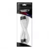 CableMod C-Series Pro ModMesh Jungiamasis Kabelis - 8+8 kaiščių PCIe, baltas, 60 cm