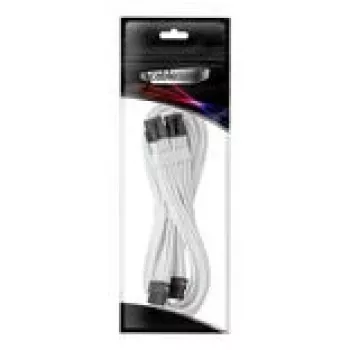 CableMod C-Series Pro ModMesh Jungiamasis Kabelis - 8+8 kaiščių PCIe, baltas, 60 cm