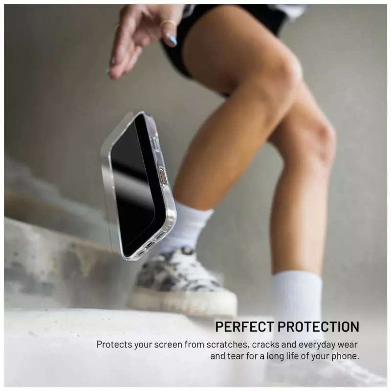 Apsauginis stiklas FIXED, skirtas Samsung Galaxy A17 4G/5G — grūdintas, permatomas
