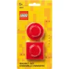 Magnetų rinkinys Room Copenhagen 40101730 (raudona) – dekoratyviniai LEGO stiliaus magnetai