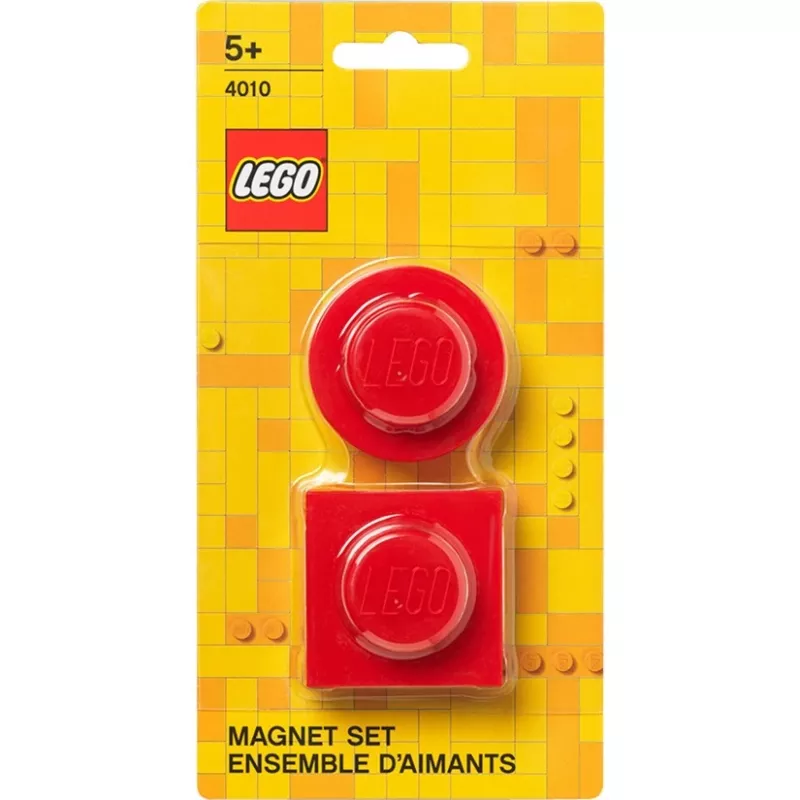 Magnetų rinkinys Room Copenhagen 40101730 (raudona) – dekoratyviniai LEGO stiliaus magnetai