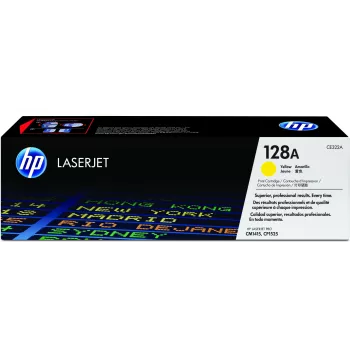 HP 128A geltoni originalūs LaserJet tonerio kasetė, 1300 puslapių, geltona, 1 vnt.