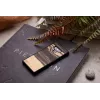 Dėklas Samsung Galaxy Note 9 iš medžio ir polikarbonato – baltas juodmedis