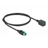Maitinamas USB ilginimo kabelis DeLOCK 85980 12 V 1 m