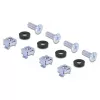 DeLOCK 19 colių Keystone skydelis 16 prievadų 1U juodas