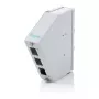 DIN bėgelio optinio pluošto skirstytuvas DIGITUS DN-96893 — kampuotas, 6 SC DX / LC Quad, aliuminis, pilkas