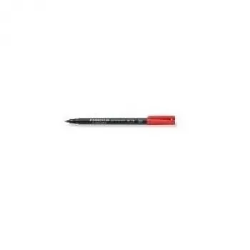 Permanentinis markeris Staedtler 317-2, raudonas, 10 vnt.