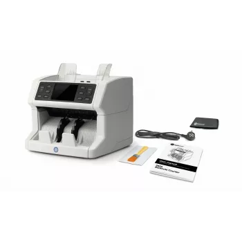 Banknotų skaičiavimo mašina Safescan 2850 balta LCD AC 110-240V