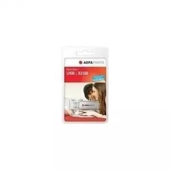 USB atmintukas AgfaPhoto 32GB USB-A sidabrinis
