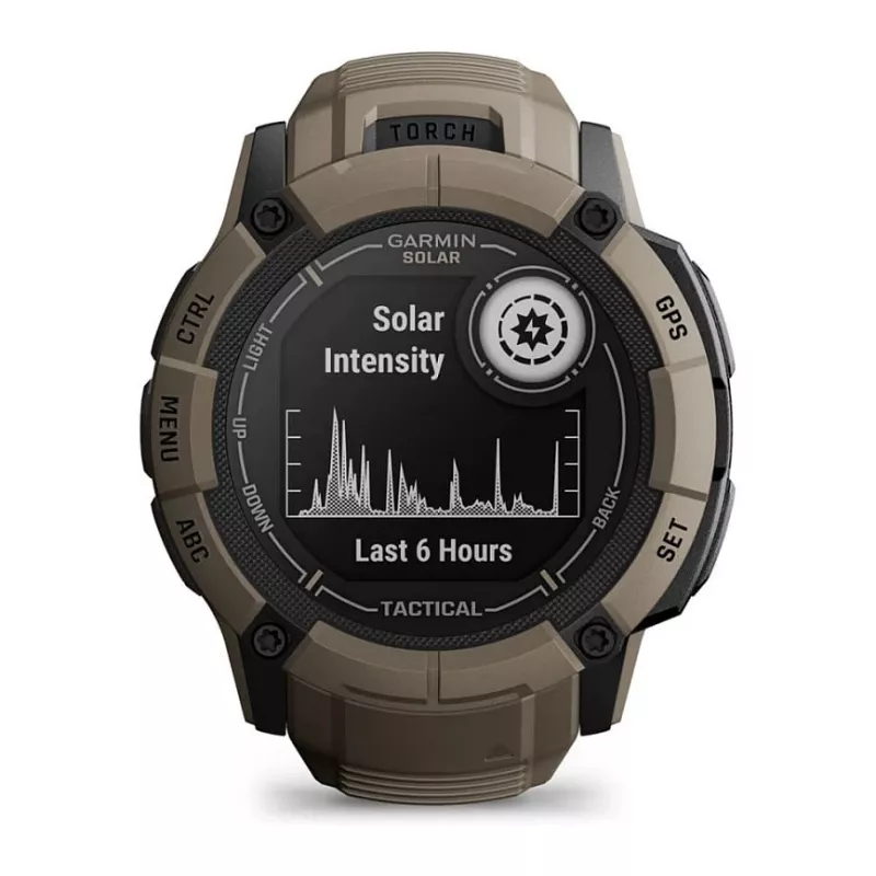 Garmin Instinct 2X Solar Tactical Edition laikrodis 2,79 cm (1,1 colio) MIP 50 mm skaitmeninis 176 x 176 pikselių liečiamas ekranas žalias GPS