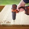 Gręžtuvas Black & Decker BDCHD18KB-QW bešepetėlis, juodas, oranžinis